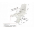 Кресло педикюрное Усиленное стандарт белый