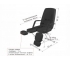 Кресло педикюрное Усиленное Анатомическая черный