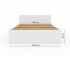 Кровать Монблан с ящиками 140х200 см Белый