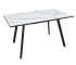 Стол раздвижной прямоугольный KSt 1400*800 мм Мрамор белый