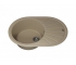 Кухонная мойка Uperwood Quartz UPD-02-02 бежевая матовая