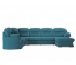 Диван угловой большой П-образный Квин 6 Newtone azure