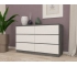 Комод Модерн М6-2 Каспий темный-Белый (2к)