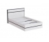 Кровать 1200 мм МС Аркон Белый/Бетон Темный