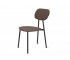 Стул Модерн велюр DREAM chocolate (коричневый)/черный