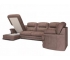 Диван угловой большой П-образный Квин 6 без механизма Ultra Chocolate