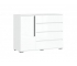 Комод 1 дверь 4 ящика Норд (1200) Белый/Белый