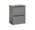 Тумба 2 створки 600 мм МС Люмьер Шиншилла серая