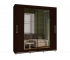 Шкаф-купе Комфорт 12 Прайм c прямоугольным зеркалом 2000