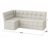 Скамья угловая «Домино» со спальным местом исп. 2 Кашемир крем