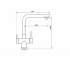 Смеситель Sprint Logic LM2192 Stainless Steel