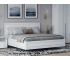 Кровать Вита 1400 белый лофт