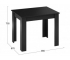 Стол обеденный «Промо» тип 1 - 011.000.000 Черный