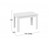 Стол раздвижной «Промо» тип 4 - 006.000.000 Белый