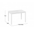 Стол раздвижной «Слайд» Тип 2 Белый матовый, Белый