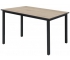 Стол Трио 1400*800 мм Дуб каньон/черные опоры