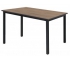 Стол Трио 1400*800 мм Дуб вотан/черные опоры