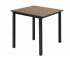 Стол Трио 800*800 мм Дуб вотан/черные опоры