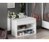 Тумба для обуви «Лайт» Тип 1 Белый глянец