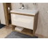 Тумба с раковиной Monaco Wood 700 1 ящик с нишей