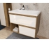 Тумба с раковиной Monaco Wood 800 2 ящика с нишей