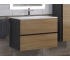Тумба с раковиной Uperwood Barsa-Next черная/дуб сонома 70 см