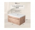 Тумба с раковиной Uperwood Eva Крафт Табачный 75 см