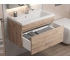 Тумба с раковиной Uperwood Eva Крафт Табачный 60 см
