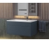 Тумба с раковиной Uperwood Lotus Premium серая 80 см