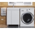 Тумба с раковиной Uperwood Magenta 60-120 см напольная белая с дверцами левая