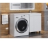 Тумба с раковиной Uperwood Magenta 60-120 см напольная белая с дверцами правая