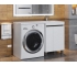 Тумба с раковиной Uperwood Magenta 60-120 см напольная белая/графит с дверцами правая