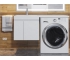Тумба с раковиной Uperwood Magenta 60-120 см подвесная белая с дверцами левая