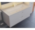 Тумба с раковиной Uperwood Modul матовая белая 100 см