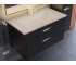 Тумба с раковиной Uperwood Modul матовая черная 80 см