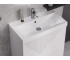 Тумба с раковиной Edge 70 напольный белый