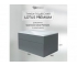 Тумба с раковиной Uperwood Lotus Premium серая 80 см