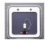 Зеркало Капри KW-B 600х600 LED Sansa (Виктория)
