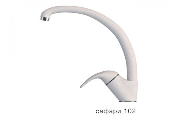 Смеситель для кухни высокий Эко Tolero Сафари 102