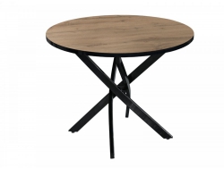 Стол нераздвижной KRN круглый 900 мм Дуб Вотан