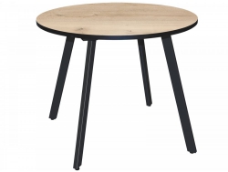 Стол Нераздвижной Лофт-2 900 мм Дуб каньон/опоры черные