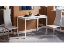 Стол раздвижной «Слайд» Тип 2 Белый матовый, Белый