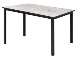 Стол Трио 1400*800 мм Винтажная сосна/черные опоры