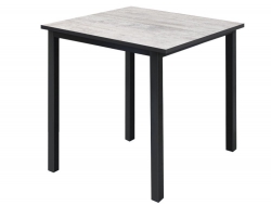 Стол Трио 800*800 мм Винтажная сосна/черные опоры