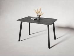 Стол нераздвижной Дублин 32 Крафт В2 цемент темный/черный