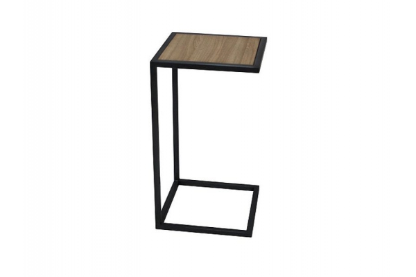 Стол придиванный Империя Дуб крафт золотой/черный шелк