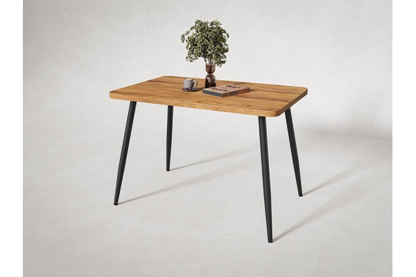 Стол раздвижной Корсика 32 Крафт В1 таксония медовая/черный