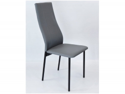 Стул Купер Строчка серый экокожа