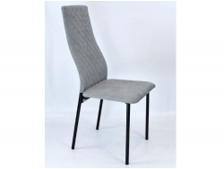 Стул Купер Светло-серый ромб рогожка