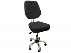 Стул мастера Грэй на металлическом каркасе черный